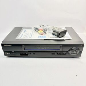 Panasonic PV-V4602 4-Head Hi-Fi VCR OmniVision Tested w/ OEM Remote